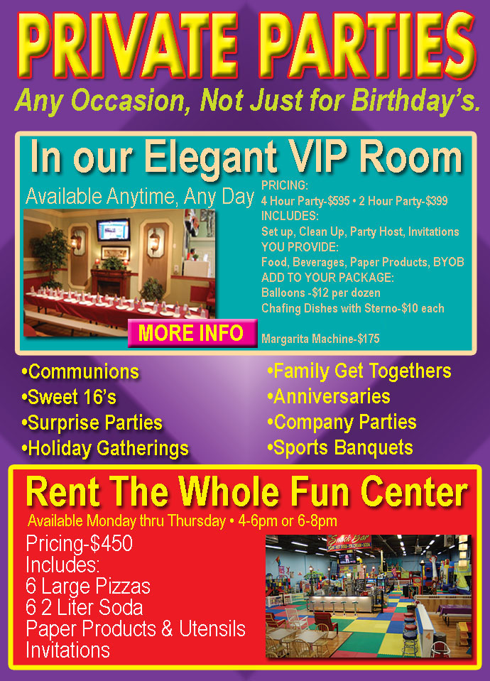 Private indoor banquet room in Delaware County
